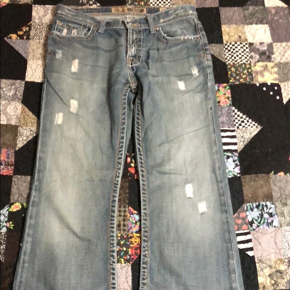 BKE Fulton men’s destroyed jeans 31” X 34” - Picture 6 of 7